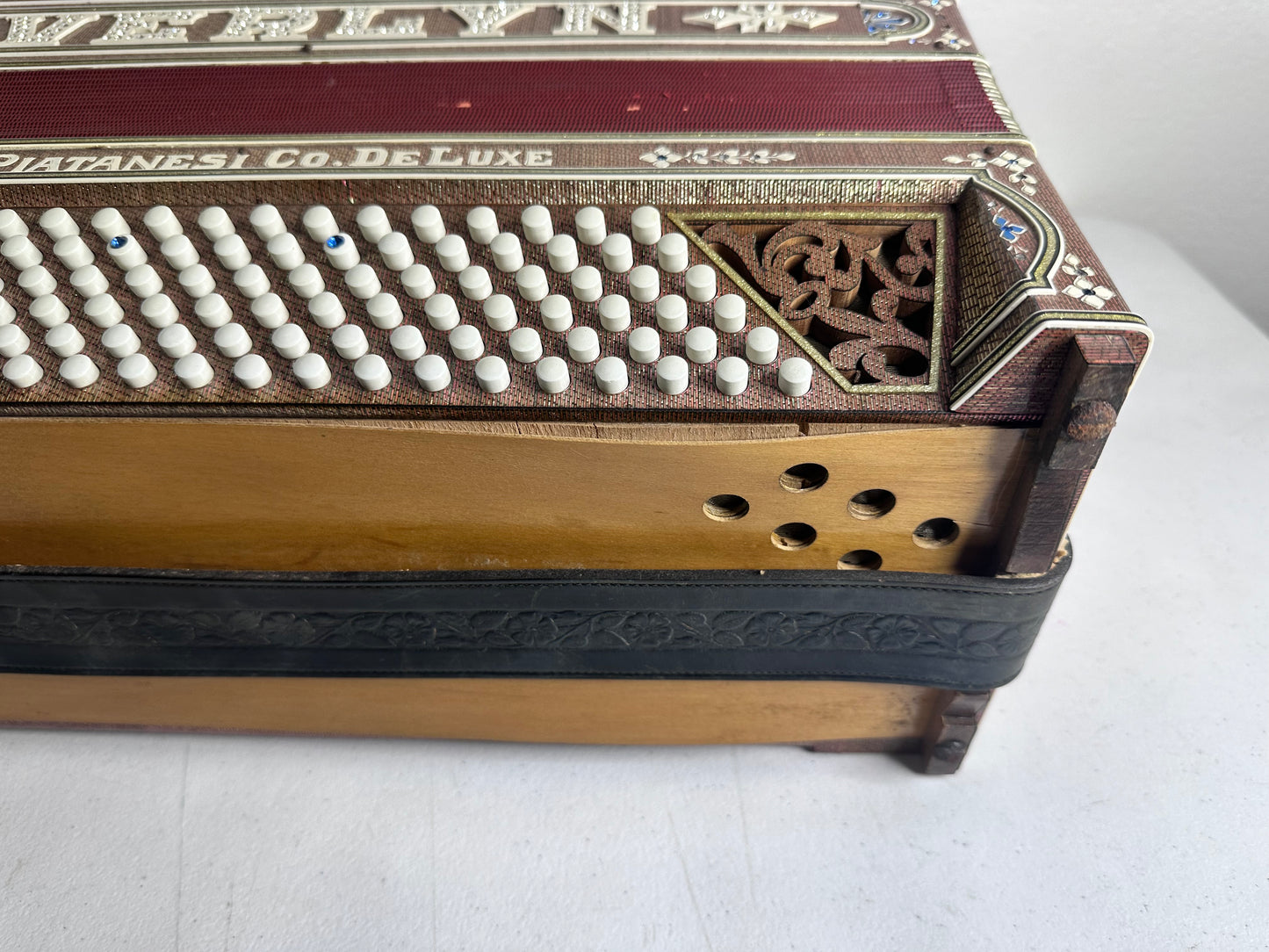 Rare Antique F. Piatanesi Special Deluxe Italian 1930s Piano Accordion - All Original, Untested, 60+ Years in Storage - TreasuTiques