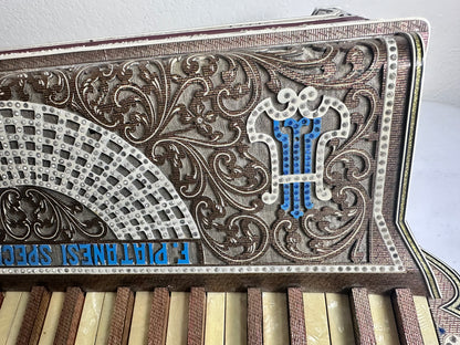 Rare Antique F. Piatanesi Special Deluxe Italian 1930s Piano Accordion - All Original, Untested, 60+ Years in Storage - TreasuTiques