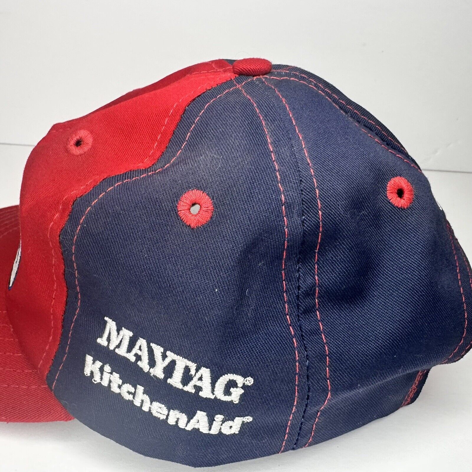 Vintage “Backing America From Your Own Backyard” Trucker Hat- Whirlpool, Maytag, KitchenAid Sponsored - TreasuTiques