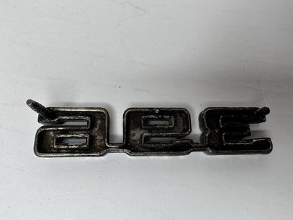 Vintage 1969 Chevrolet Camaro 396 White & Chrome Fender Emblems - Authentic Classic Car Parts - TreasuTiques