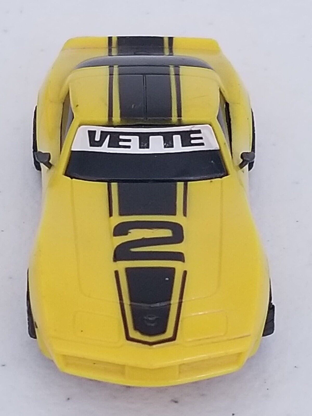 Vintage Yellow Corvette #2 HO Slot Car – Fully Operational Classic Collector's Item - TreasuTiques