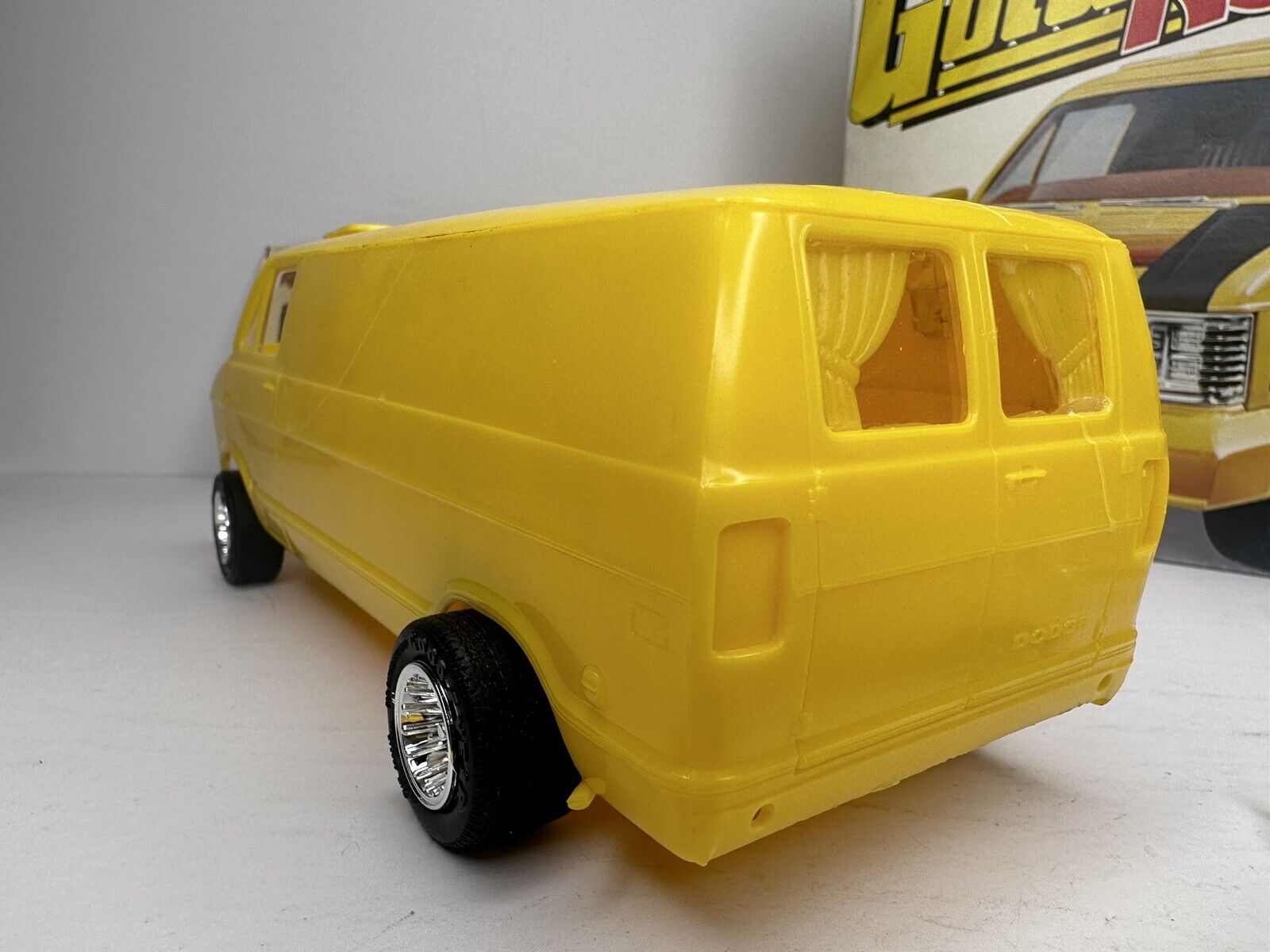 1978 Vintage MPC 1/25 Gold Rush Custom Dodge Van Model Kit - Complete with Original Box #1-0423 - TreasuTiques