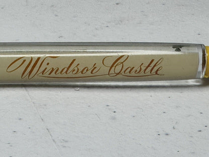 Vintage Windsor Castle Floating Keychain - Royal Guard Parade Souvenir Collectible - TreasuTiques