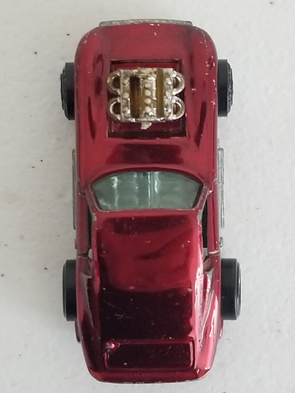 Vintage 1970 Johnny Lightning Topper Frantic Ferrari in Red - Collectible Toy Car - TreasuTiques