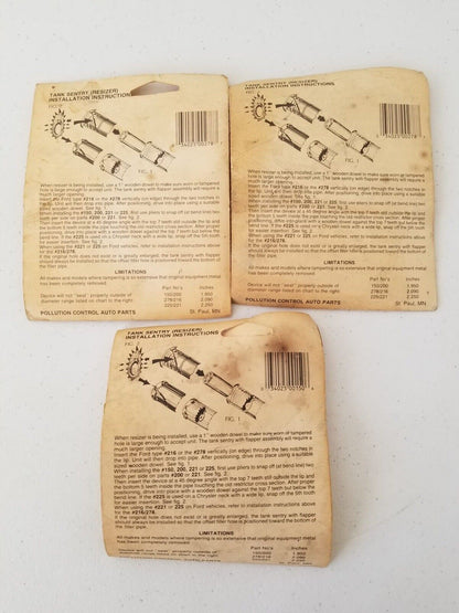 3-Pack Tank Sentry Resizer - Vintage Fuel System Repair Tool for Classic Cars #200 #216 - TreasuTiques