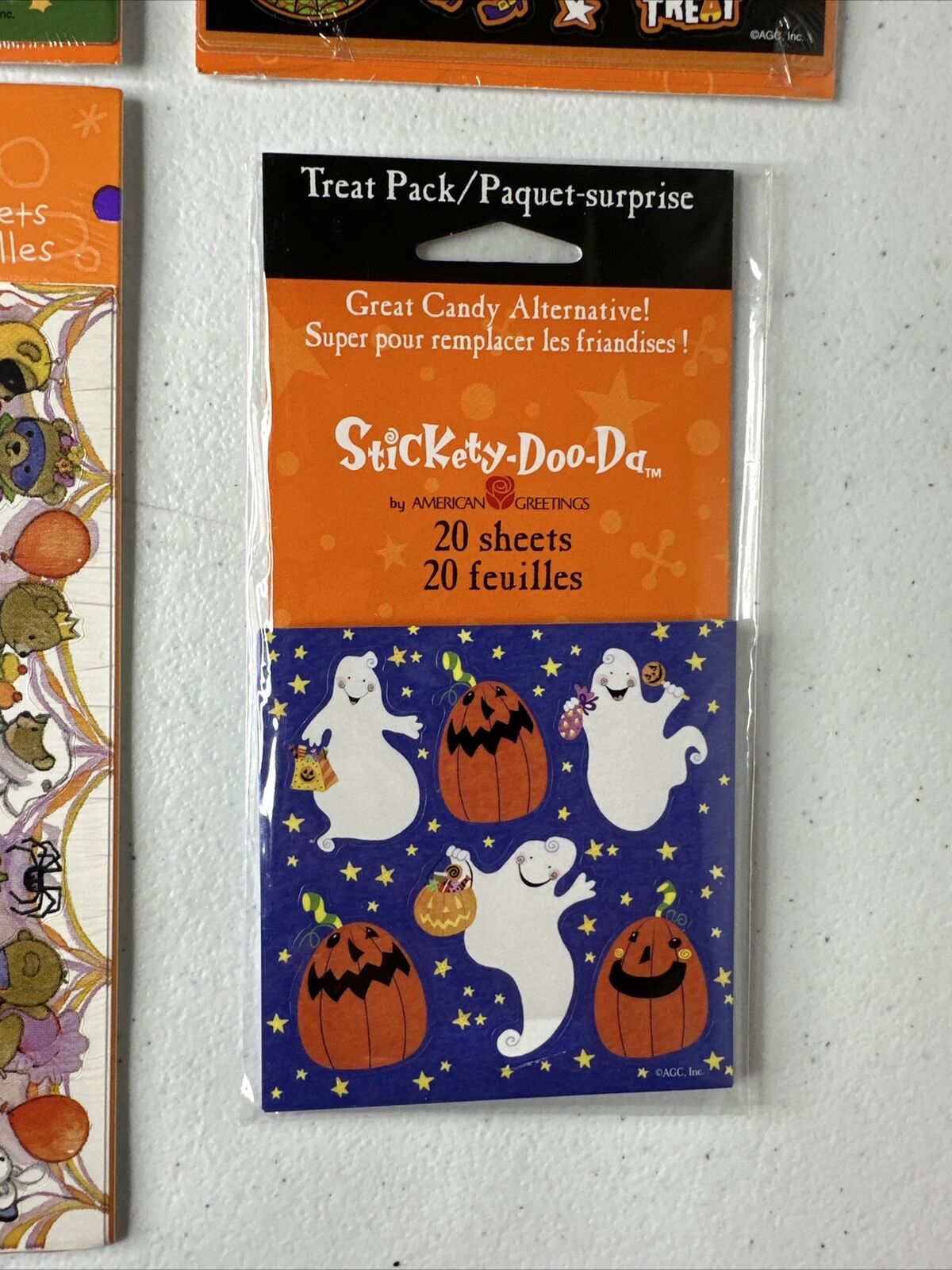 Set of Vintage Halloween Stickers by American Greetings and Stickety-Doo-Da - Retro Collectible Lot - TreasuTiques