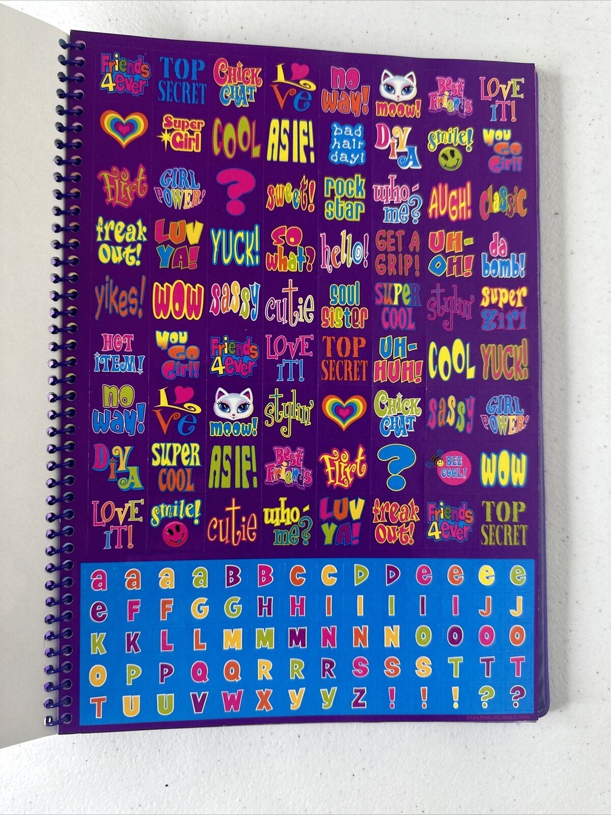 Vintage Mint Lisa Frank Friends 411 Notebook - Ultra-Rare Collectible Journal in New Condition - TreasuTiques
