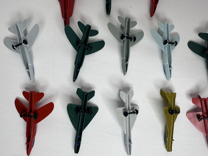 Vintage 1980s US Air Force Miniature Jet Planes & Space Shuttles - Set of 18 Rare Retro Collectibles - TreasuTiques