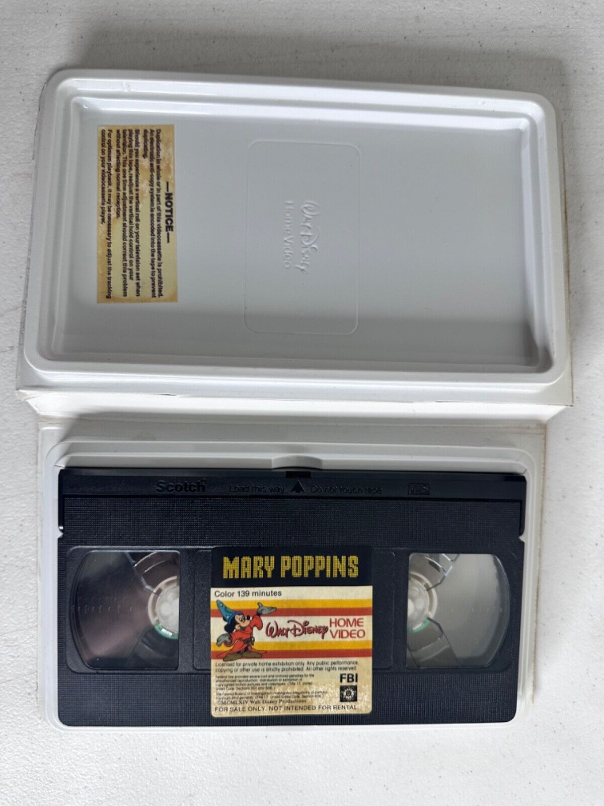 Rare 1980s Mary Poppins Original VHS - Walt Disney Home Video - Collectors Item - TreasuTiques