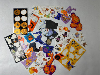 Complete Vintage Halloween Sticker Pack Lot – Disney, Mrs. Grossman's, Sealed & Opened Mixed Sheets - TreasuTiques