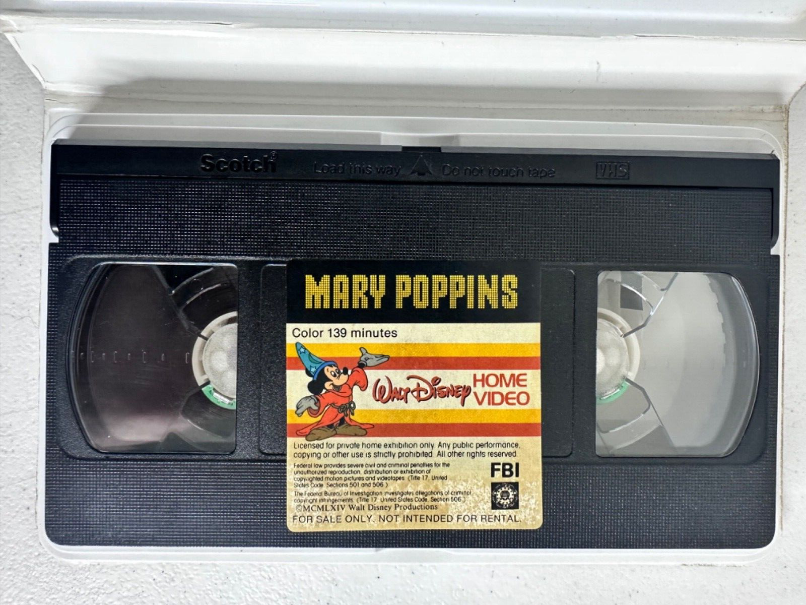 Rare 1980s Mary Poppins Original VHS - Walt Disney Home Video - Collectors Item - TreasuTiques