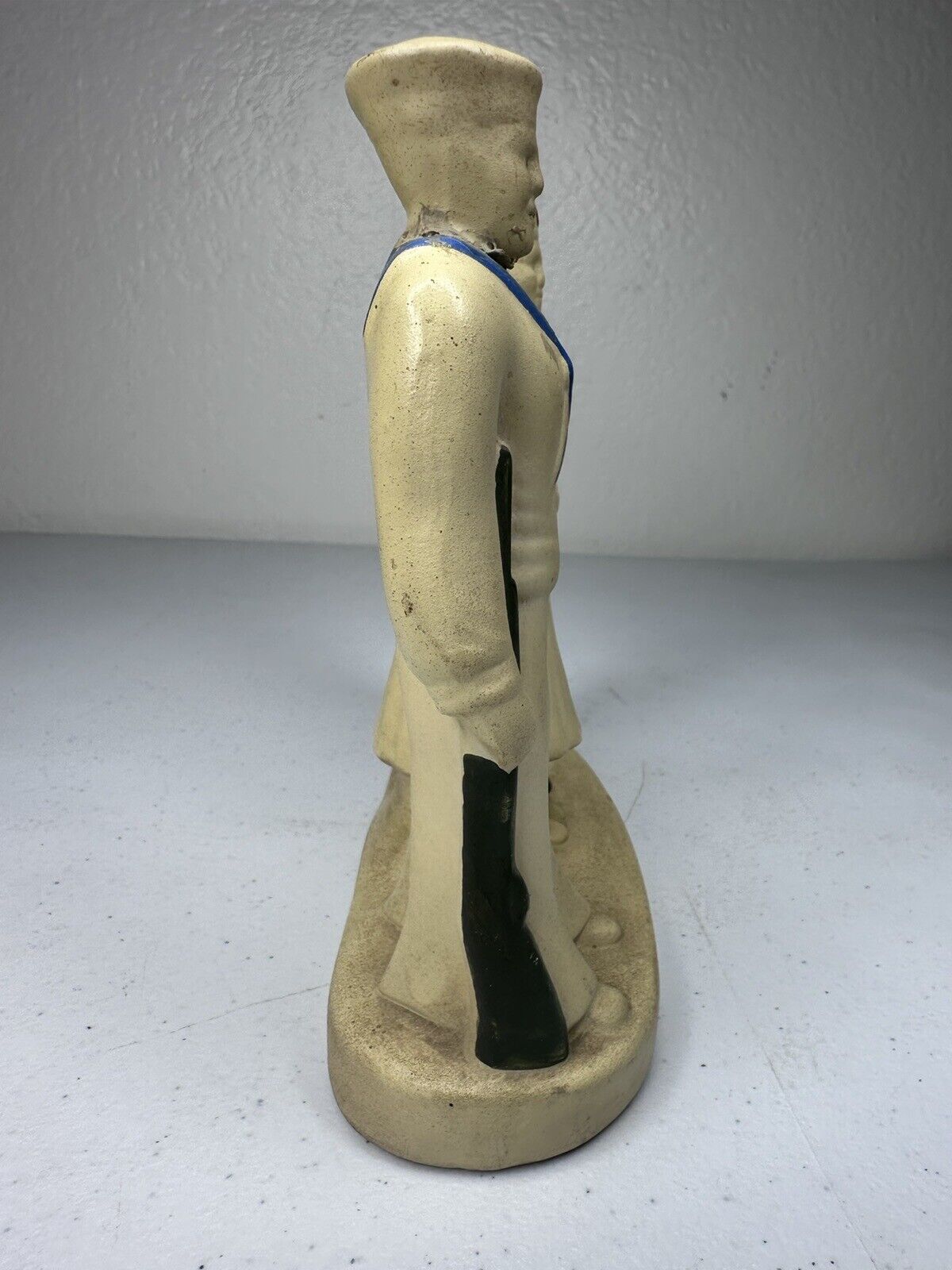 Rare WWI Military Nurse and Sailors Ceramic Statue - US Navy & Army Patriotic Collectible - TreasuTiques