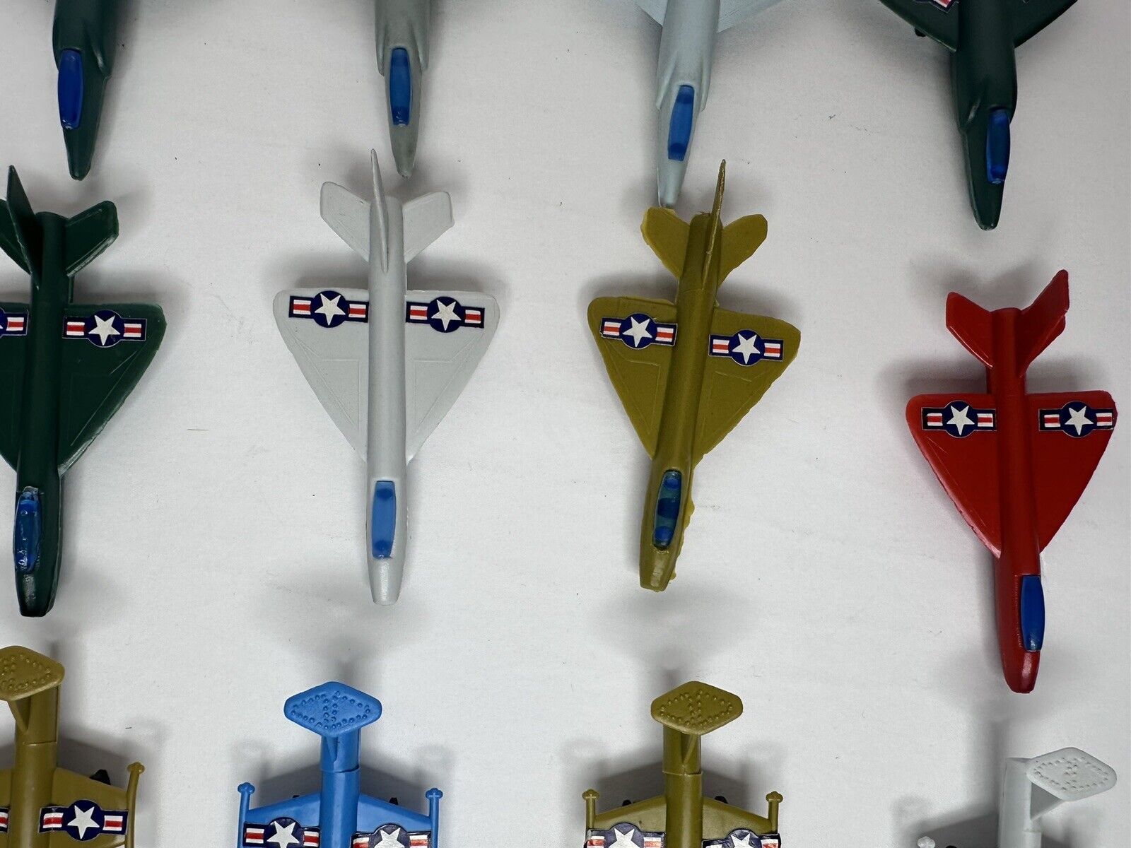 Vintage 1980s US Air Force Miniature Jet Planes & Space Shuttles - Set of 18 Rare Retro Collectibles - TreasuTiques