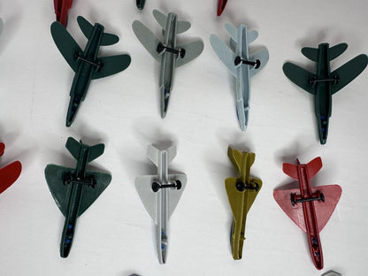 Vintage 1980s US Air Force Miniature Jet Planes & Space Shuttles - Set of 18 Rare Retro Collectibles - TreasuTiques