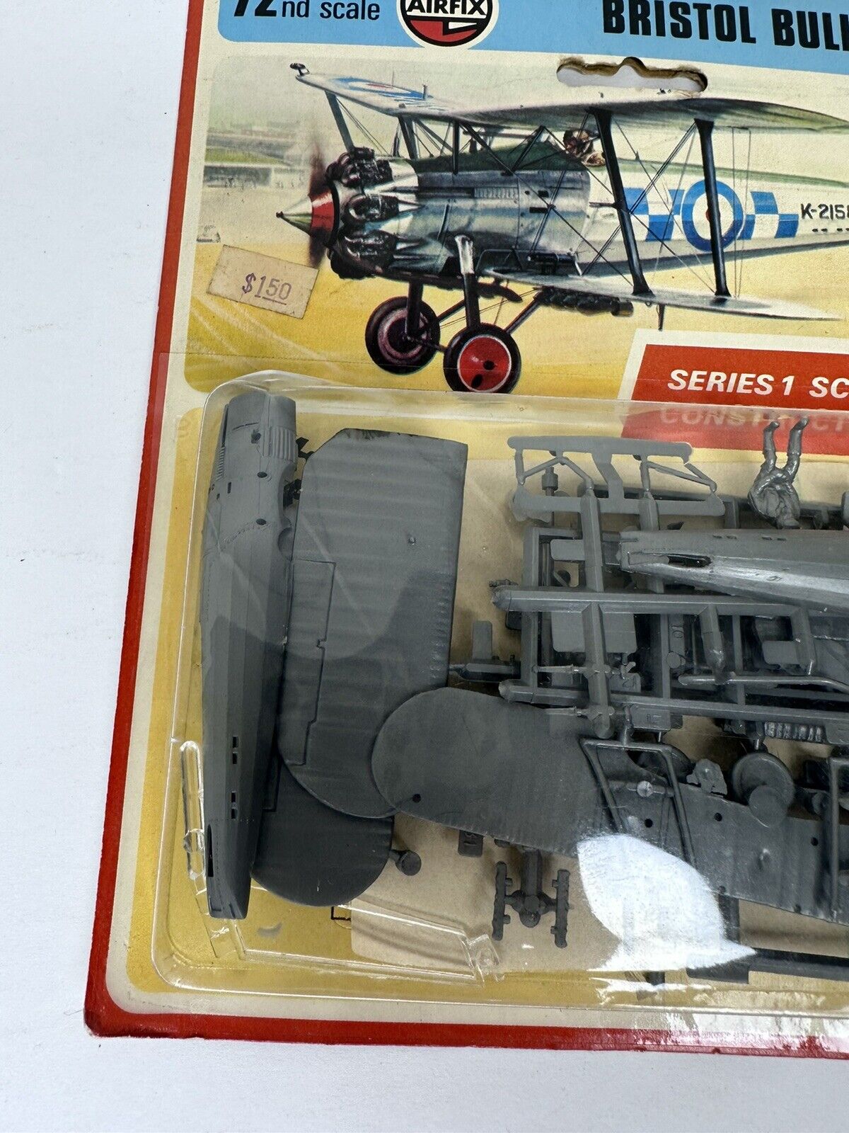 Vintage 1973 Airfix 1/72 Scale Bristol Bulldog Series 1 Model Kit - Sealed Collectible - TreasuTiques