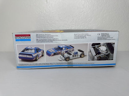 Vintage Monogram 1991 #22 Maxwell House Thunderbird Stock Car Model Kit 1/24 Sca - TreasuTiques