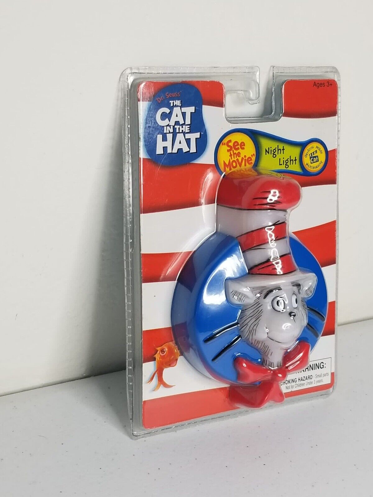 Vintage 2003 Dr. Seuss The Cat in the Hat Night Light & Watch Set - Rare Collectible - TreasuTiques