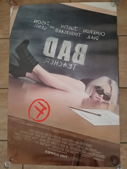 2011 Authentic "Bad Teacher" 27x40 Movie Poster - Collectible Cinema Decor - TreasuTiques