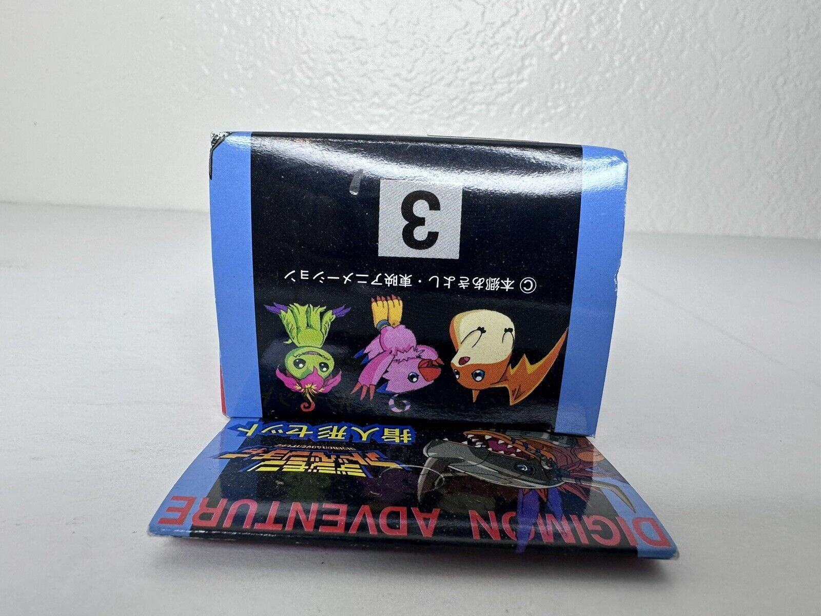 1999 YUTAKA Digimon Adventure Greymon & Piyomon Finger Puppets - Sealed, Japan Exclusive - TreasuTiques