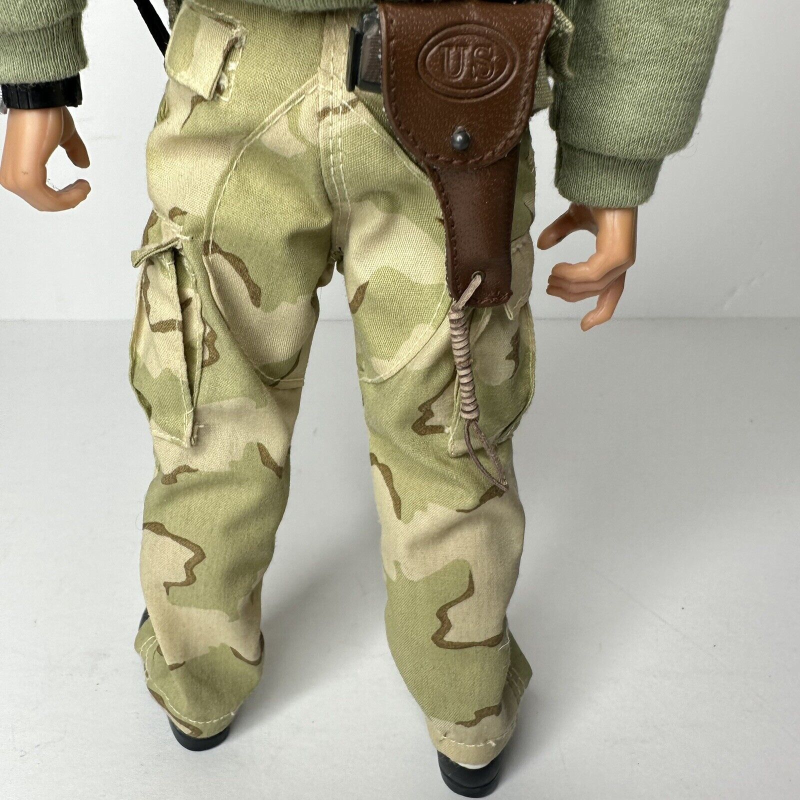 Authentic 1999 WWII Dragon Models 12" US Army Soldier Action Figure with Adidas Shoes - TreasuTiques