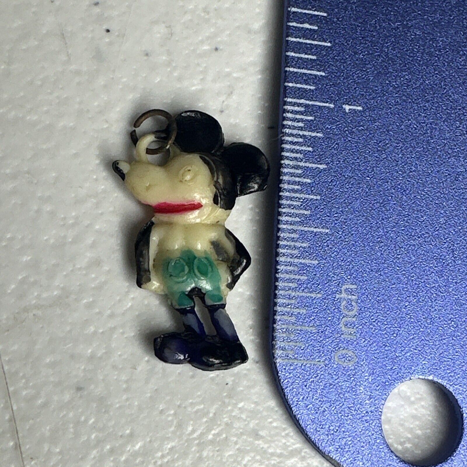 Rare 1930s Disney Antique Mickey Mouse Celluloid Charm - Vintage Collectible Treasure - TreasuTiques