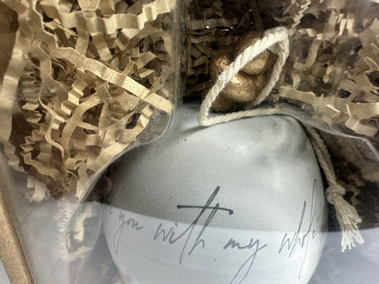 Demdaco Inspired Bells 'True Love' Bell Ornament - Unique Wedding Engagement Gift - TreasuTiques