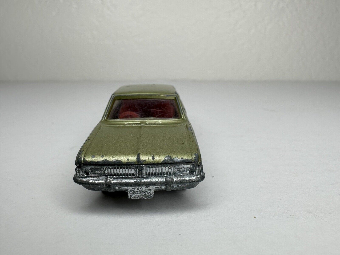 Vintage Tomica Greenish Gold Colt Galant HT GS - Olive Green, Red Interior 2-Door Diecast Model Car - TreasuTiques