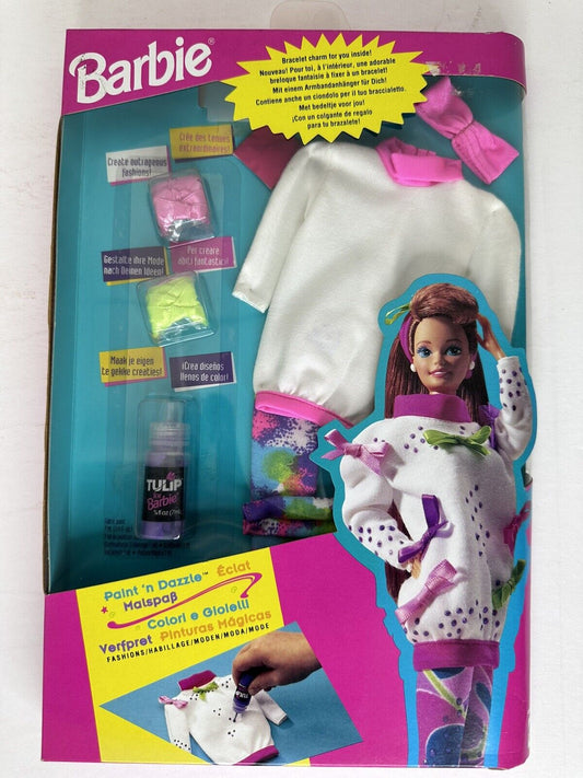 1993 Mattel Paint Dazzle Barbie Outfit #3482 - Rare European Exclusive Edition - Mint Condition - TreasuTiques