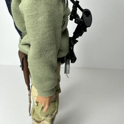 Authentic 1999 WWII Dragon Models 12" US Army Soldier Action Figure with Adidas Shoes - TreasuTiques