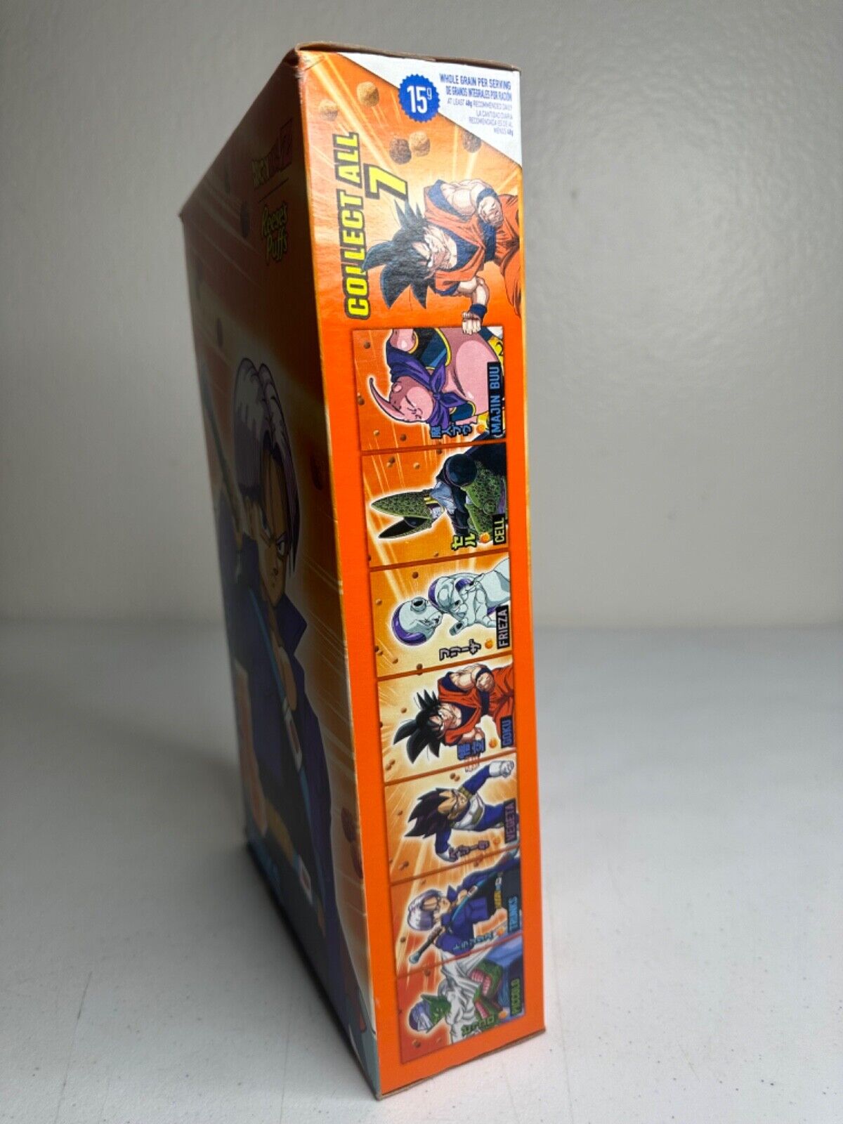 General Mills Reese's Puffs - Dragon Ball Z Limited Edition Collectible Cereal Box (Family Size) - TreasuTiques