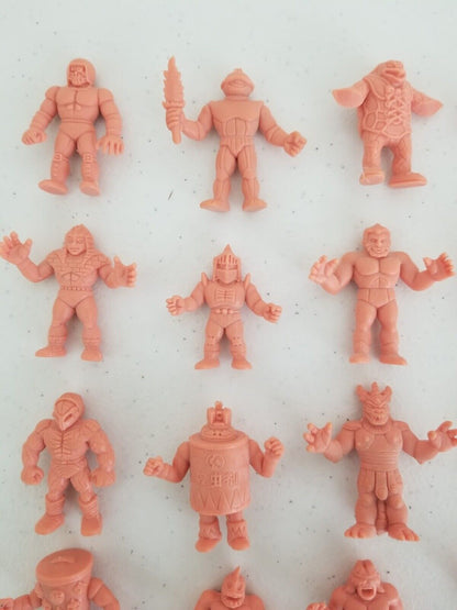 Vintage M.U.S.C.L.E. Men Action Figures Lot - Collectible Muscle Wrestlers Set - TreasuTiques