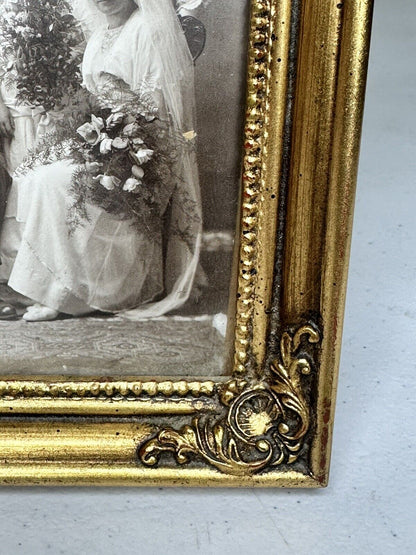 Antique Victorian Family Portrait in Ornate Gold Frame - Timeless Elegance & Vintage Charm - TreasuTiques