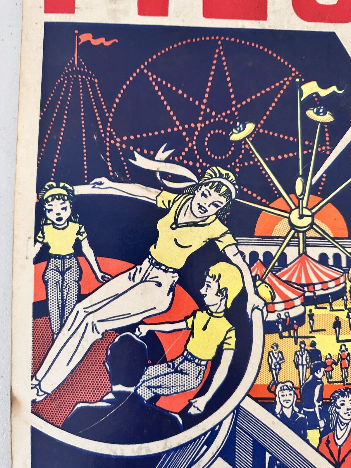Vibrant Vintage 1977 St. Luke’s “We Are Family” Fiesta Poster - Apollo Amusement Artwork - Rare Collectible - TreasuTiques