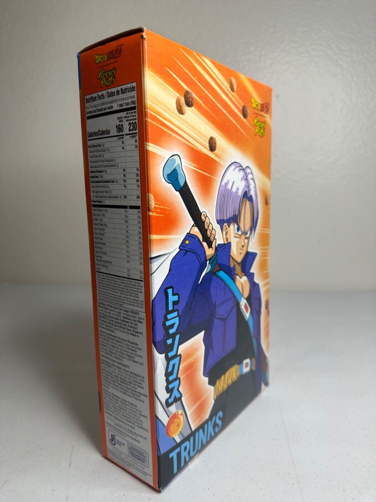 General Mills Reese's Puffs - Dragon Ball Z Limited Edition Collectible Cereal Box (Family Size) - TreasuTiques