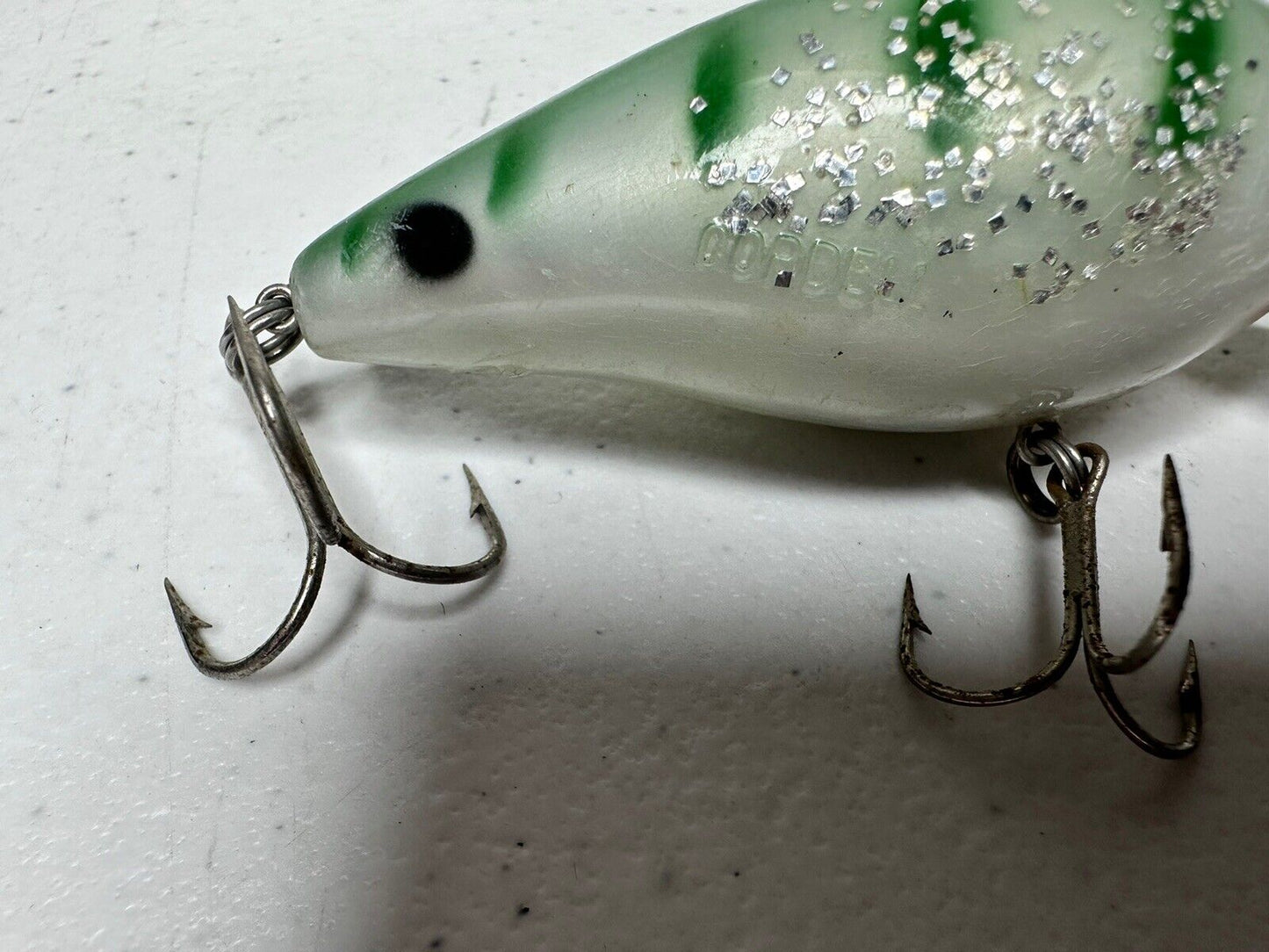 Vintage Cordell Big O Crankbait Fishing Lure 3" - Green Pearl Shad Collectible - TreasuTiques