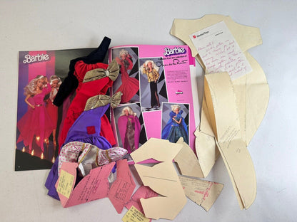 Exclusive 1985 Mattel Barbie Fashion Mockup - Rare Vintage Oscar De La Renta Collection - TreasuTiques