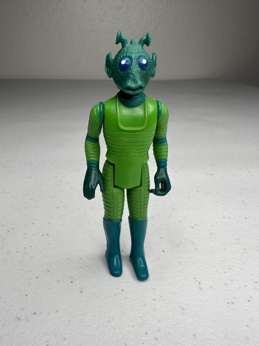 Vintage 1978 Kenner Star Wars Greedo Figure - Loose Cantina Alien in Good Condition - TreasuTiques