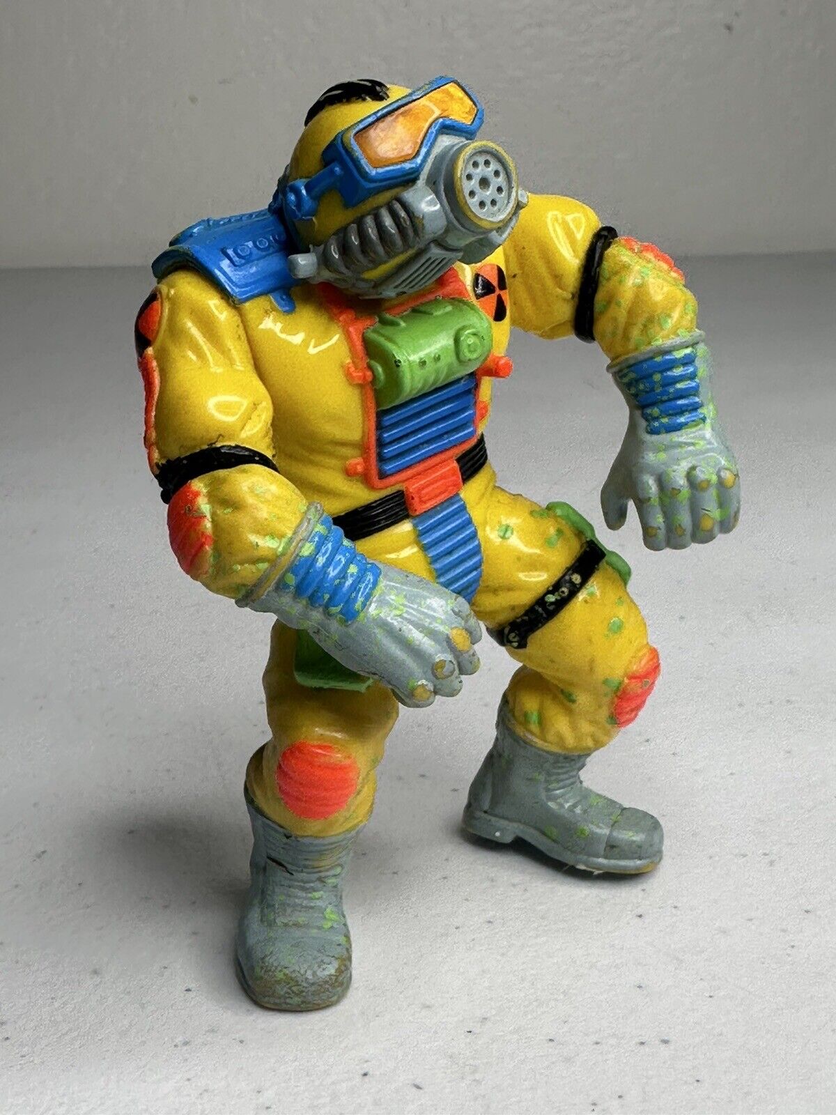Classic 1991 Playmates Toxic Crusaders Radiation Ranger Figure - Vintage Eco-Hero Collectible - TreasuTiques