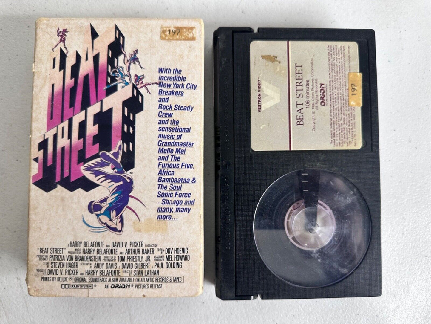 Beat Street Betamax Cassette 1984 | Rare Hip-Hop Collectors Item, Vestron Video - TreasuTiques