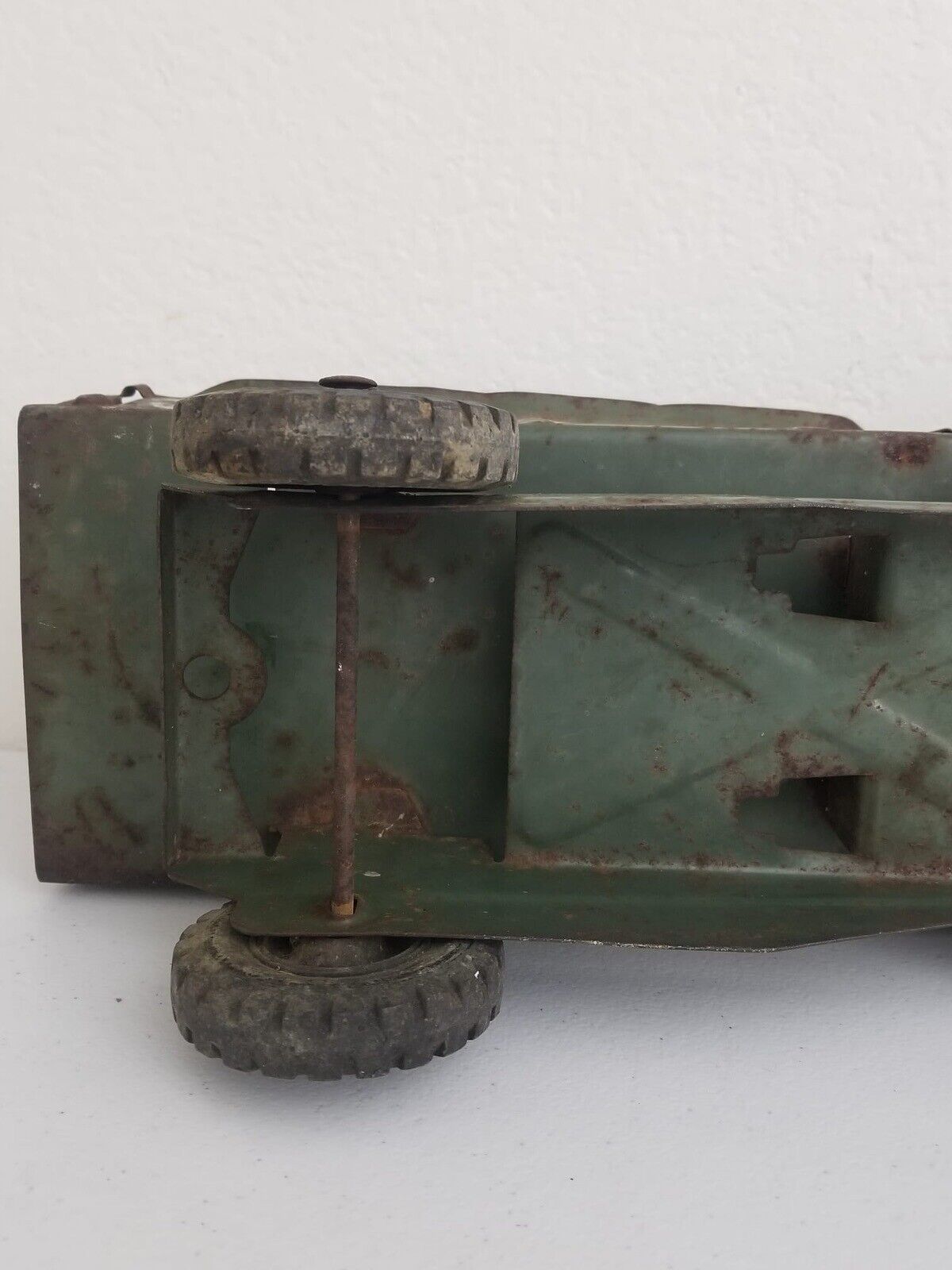 Vintage Buddy L Army Supply Corps Pressed Steel Truck - Rare Military Collectible - TreasuTiques