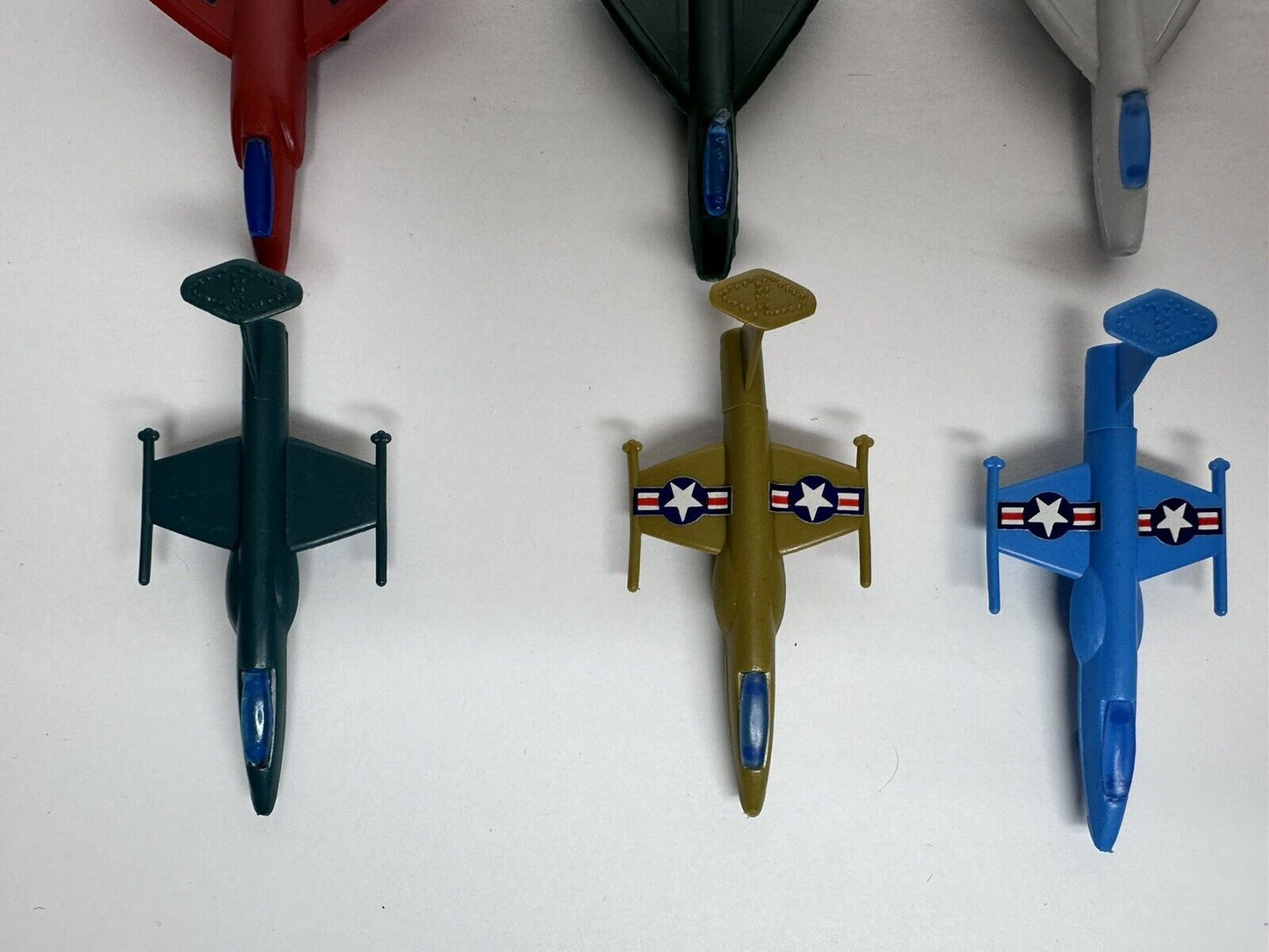 Vintage 1980s US Air Force Miniature Jet Planes & Space Shuttles - Set of 18 Rare Retro Collectibles - TreasuTiques