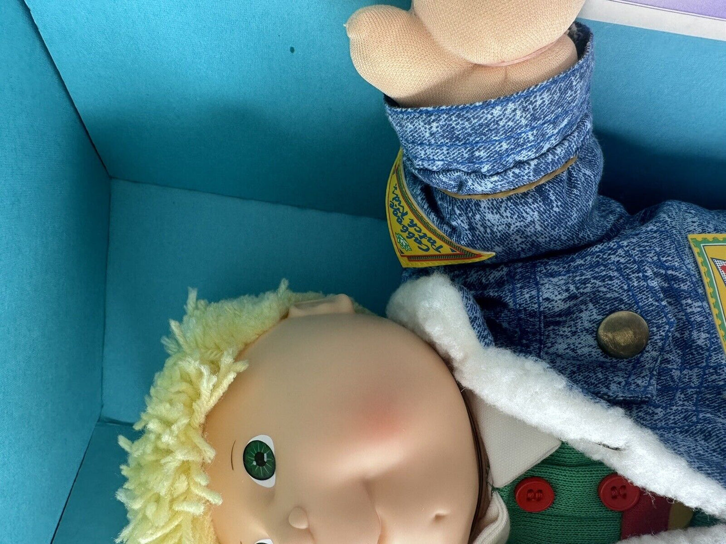 Rare 1989 Cabbage Patch Kids Arthur Brent - Blonde Hair, Blue Eyes, Full Original Outfit - Vintage Collectible Doll - TreasuTiques