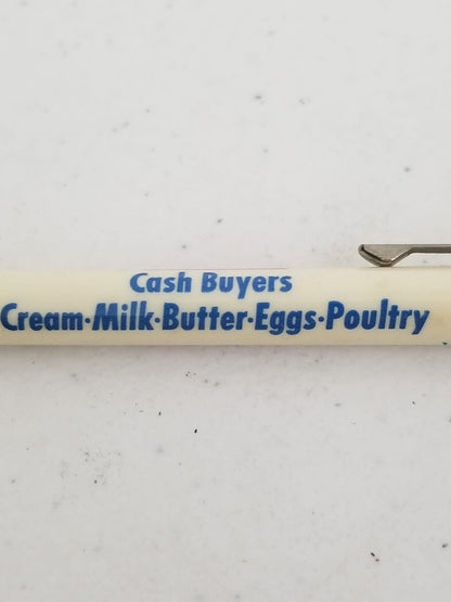 Vintage Scripto Atlanta USA Mechanical Pencil - Advertises Swift Cream Milk Butter Eggs Poultry - Collectible - TreasuTiques
