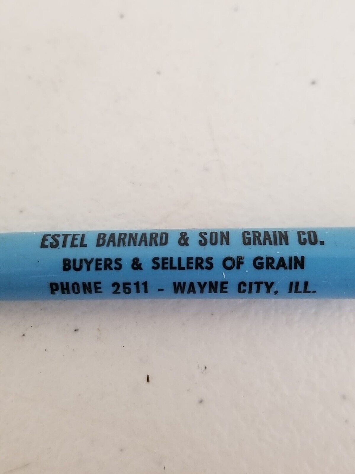 Vintage Wings Mechanical Pencil Duo - Estel Barnard & Son, Grain Co. Collectible - TreasuTiques