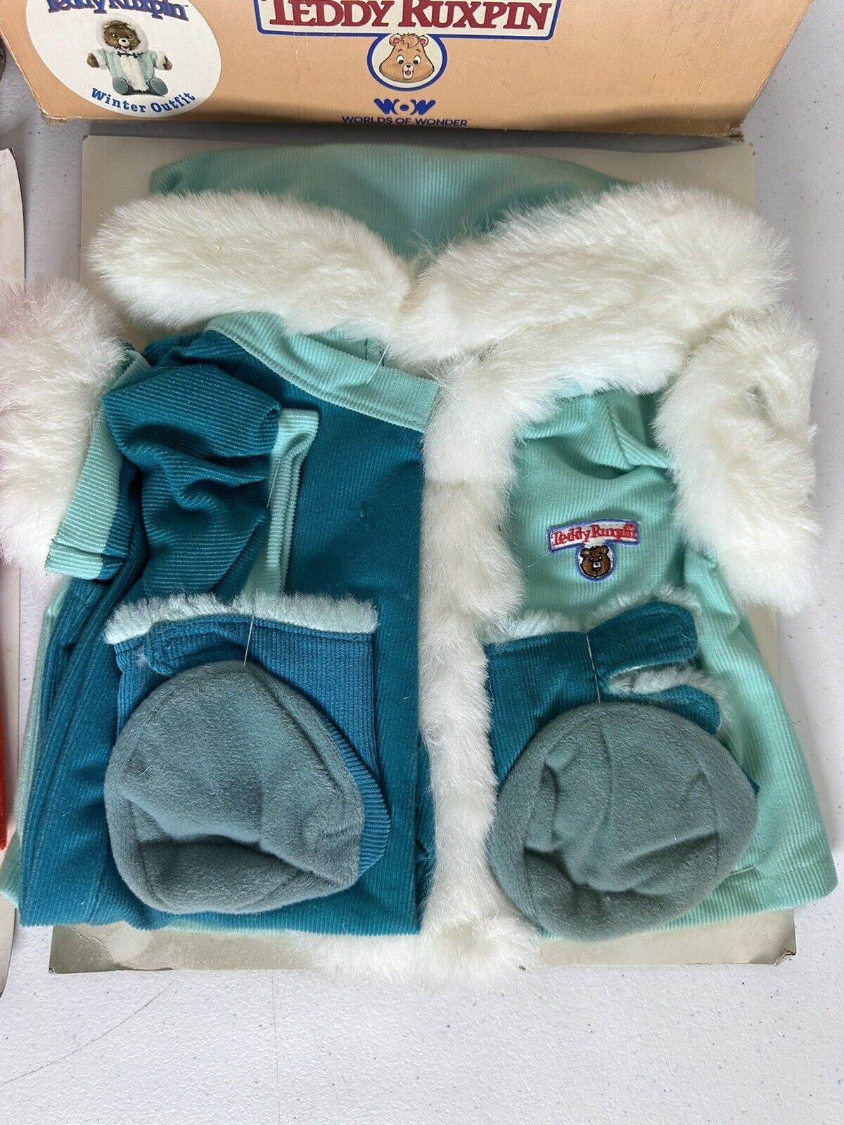 Vintage Teddy Ruxpin Collectible Clothing Set - Mint Condition Adventure Outfits (Winter & Sleeping Outfits) - TreasuTiques