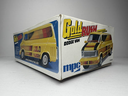 1978 Vintage MPC 1/25 Gold Rush Custom Dodge Van Model Kit - Complete with Original Box #1-0423 - TreasuTiques