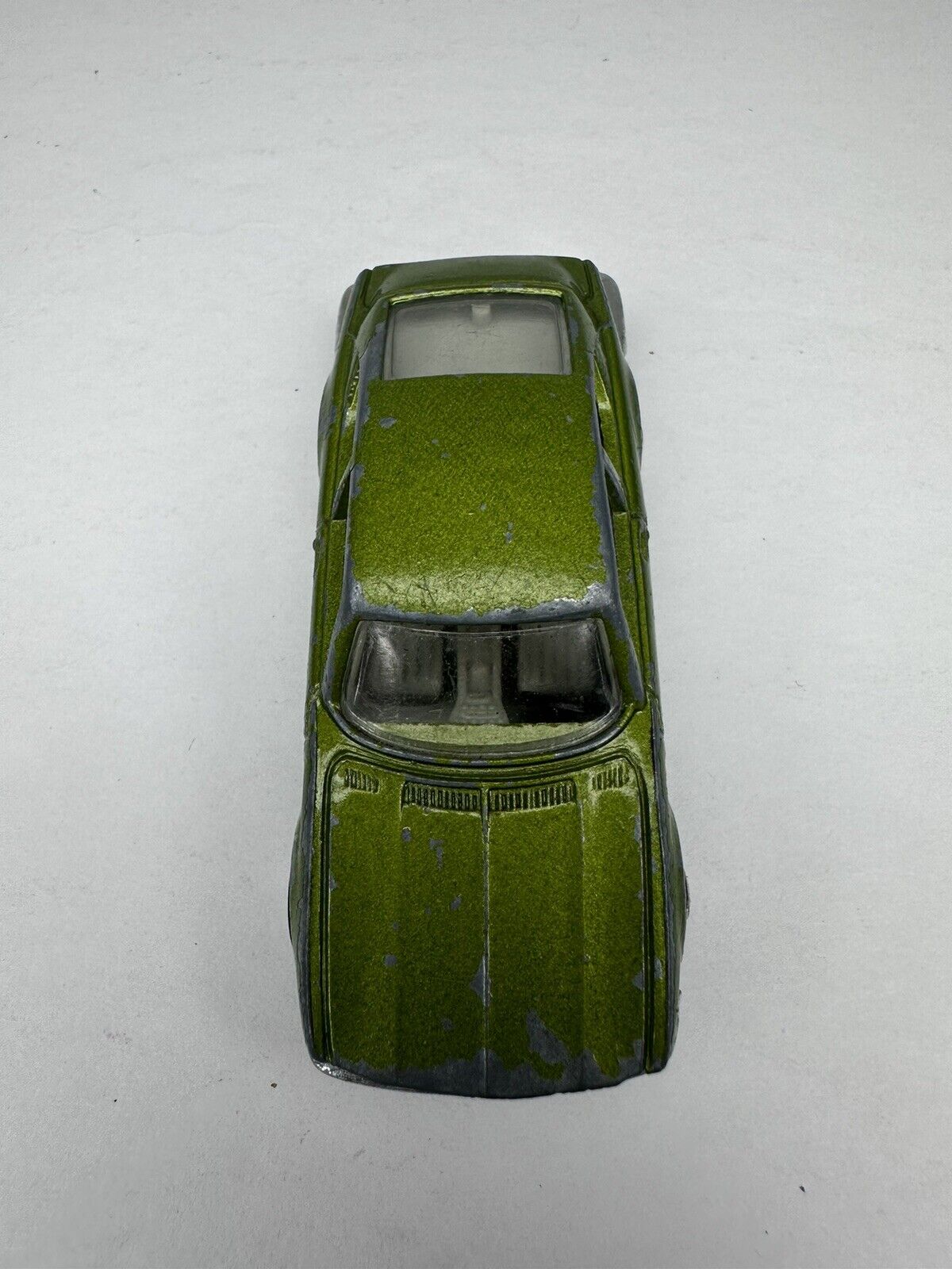 Vintage Playart Green Fiat Dino Car - Classic Collectible Die-Cast Model - TreasuTiques