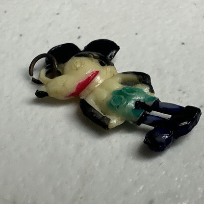 Rare 1930s Disney Antique Mickey Mouse Celluloid Charm - Vintage Collectible Treasure - TreasuTiques