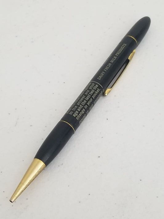 Vintage Redipoint Mechanical Pencil - Dairy Fresh Milk Products Advertising, Watertown, MN - TreasuTiques