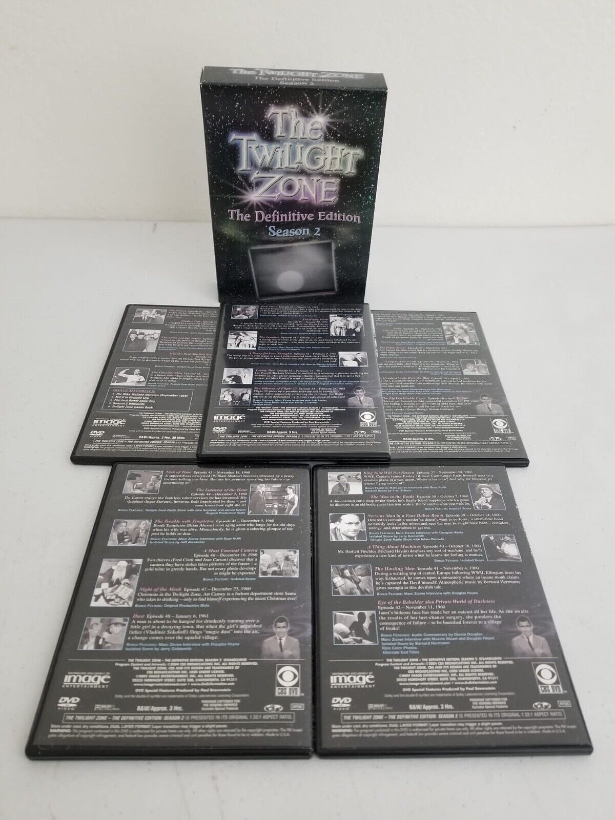 The Twilight Zone Definitive Edition Complete Season 2 Box Set - 5 DVD Collection - TreasuTiques